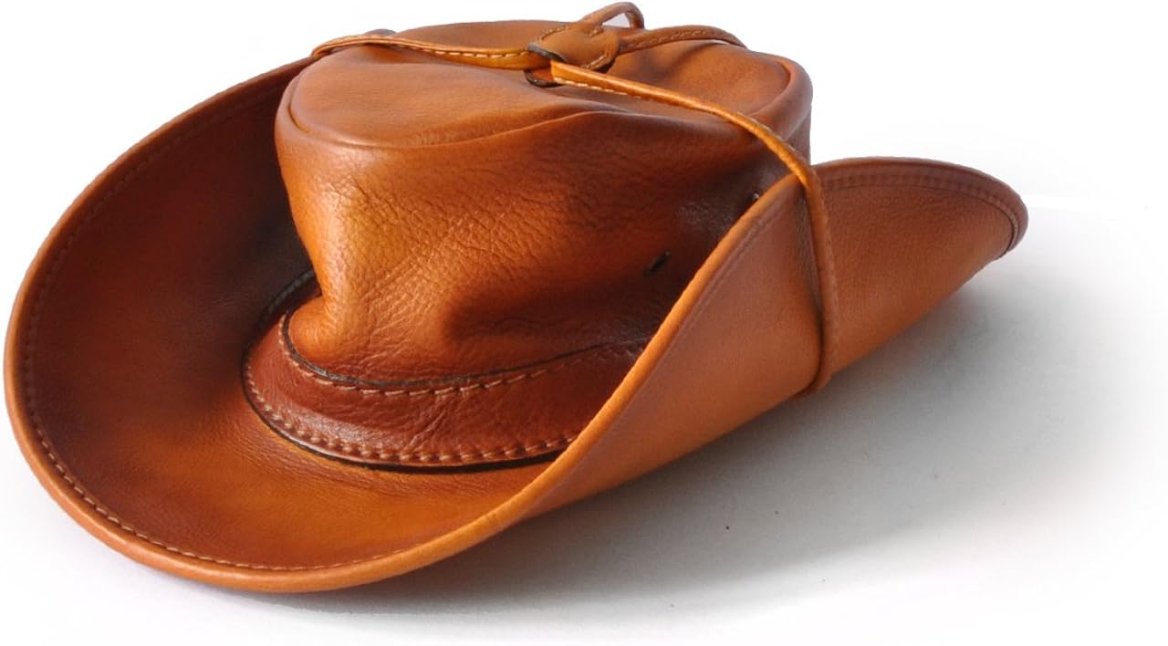 italian leather hat