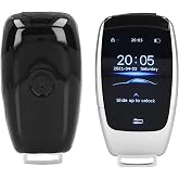 Aramox Smart Remote Key, Universal TK900 LCD Smart Key Remote Keyless Entry for Start Stop Engine Button (Silver)