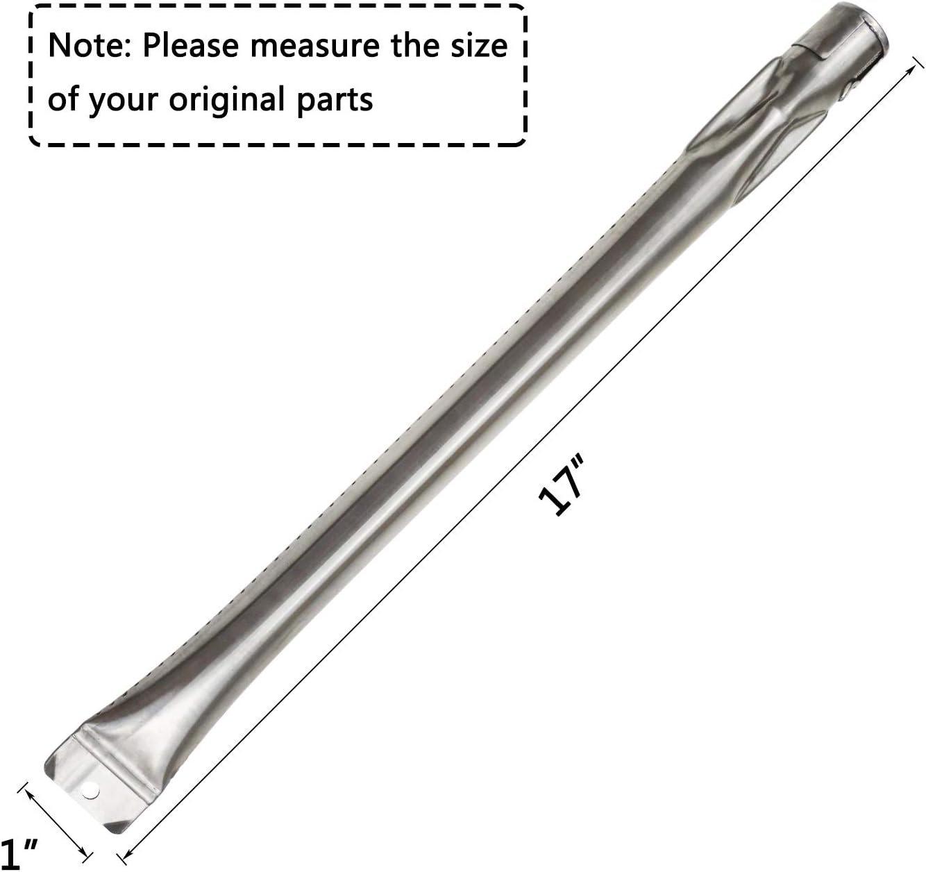 Hisencn 8Pack Repair Kit Stainless Steel Grill Burners, Heat Plates, Heat Shield Replacement for Bakers and Chefs GR2039201-BC-00, GD430, ST1017-012939, Grill Chef, Members Mark Gas Grill Models : Garden & Outdoor