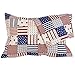 Toddler Pillowcase 2 Set, 13 x 18 Size, USA Flag Design, 100% Cotton, Soft, Machine Washable