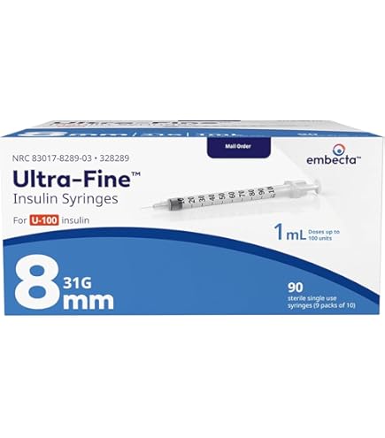 Amazon.com: BD Oral Syringes with Tip Cap, 10 ml, Clear, 100 Count