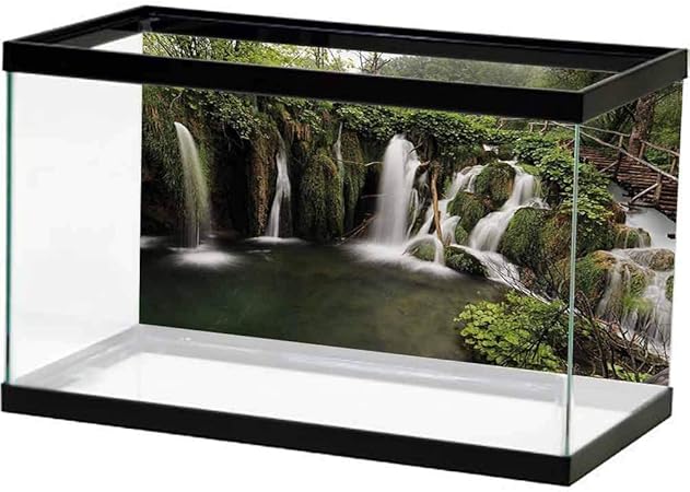 underwater waterfall aquarium decoration