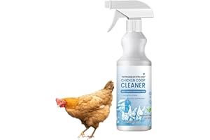 SHZONS Coop Refresher for Chickens | Odor Control Spray - Natural Coop Cleaner Odor Control Spray for Backyard Chickens Chick