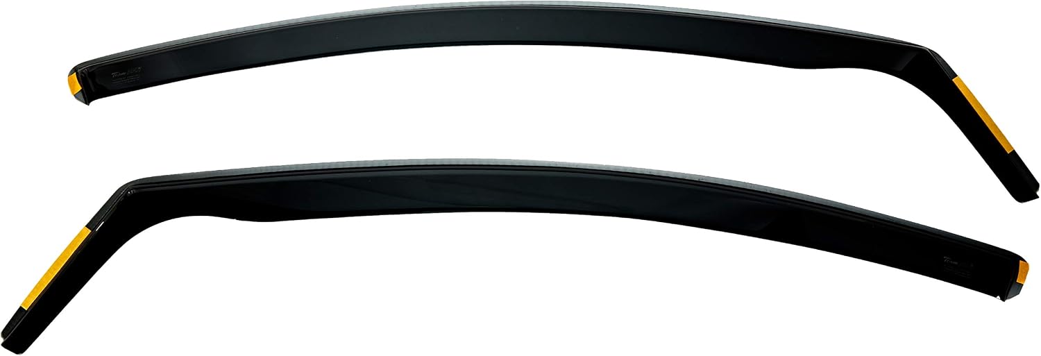 Heko 17162 Wind Deflectors, Lightly tinted and scratch resistant