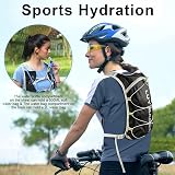 flintronic Running Vest Women Men Lightweight Hydration Pack Reflective view 5