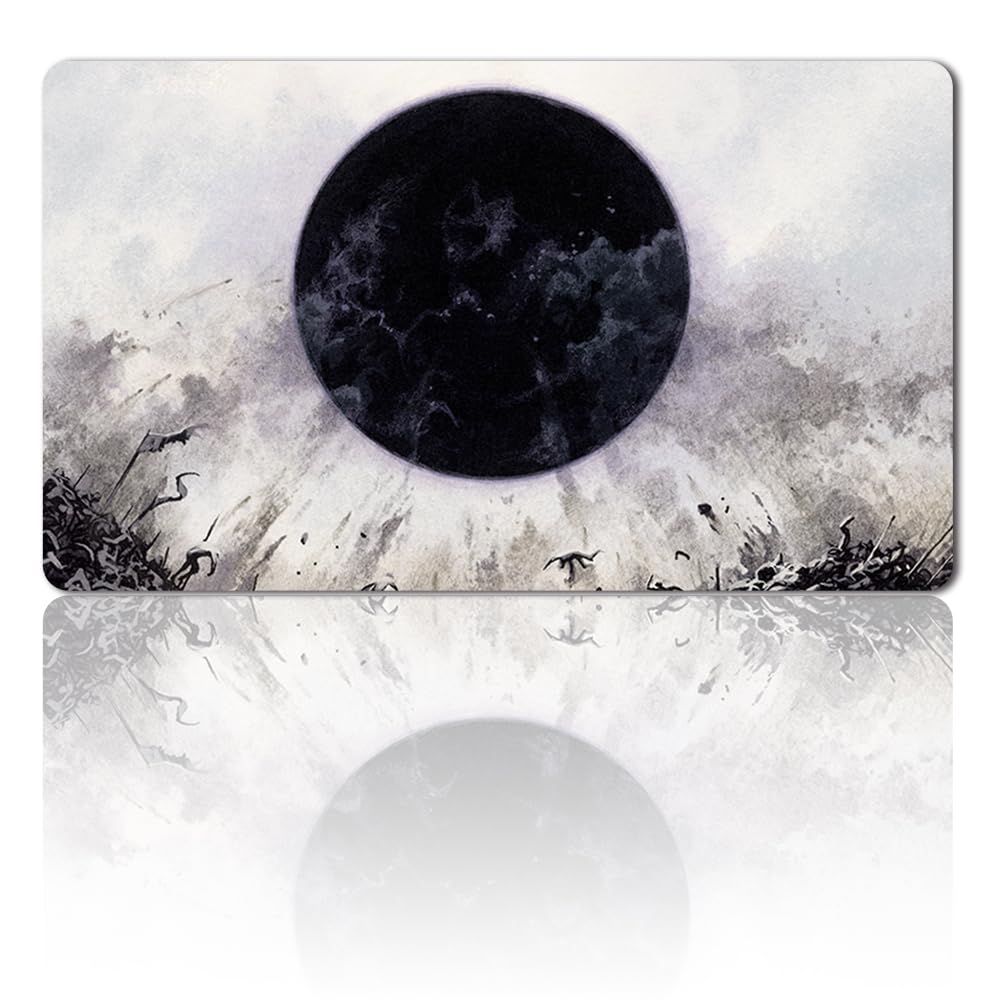 Four leaves Play Mat - Damnation Board Game MTG, Large, 60X35CM, Waterproof Bag Included