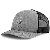 Richardson Mesh Cap Hat Embroidered Arizona State Map Az Embroidery Trucker Hats for Men & Women