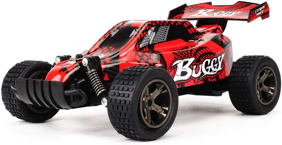 Soddyenergy 1:20 20KM/H 2.4G Remote Control Car, RC Electric Monster Off Road Vehicle (Red)