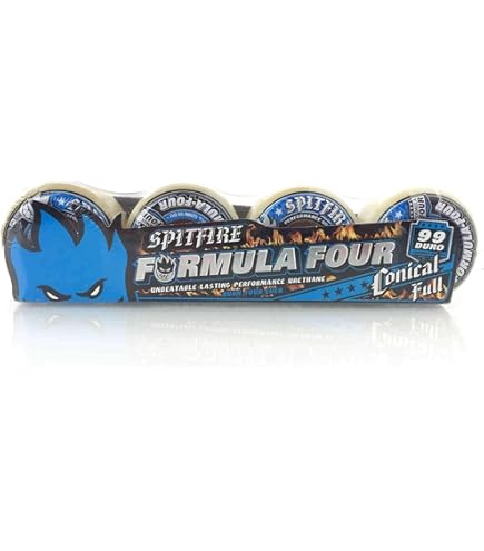 スケートボード Spitfire F4 Conical Full 99a Wheels 52mm Amazon.com : Spitfire Skateboard Wheels 52mm F4 99A Conical