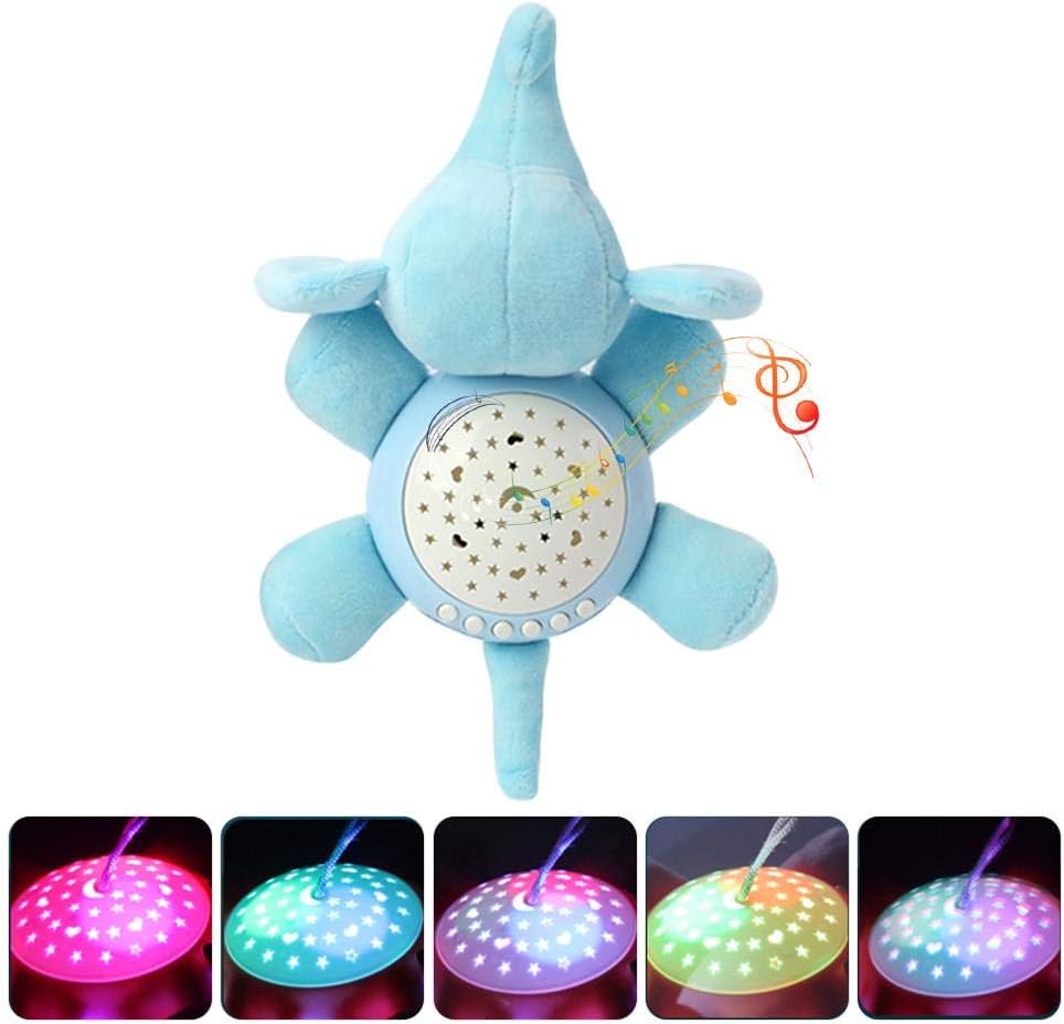 Keptfeet Baby Sleep Soothers Luminous Plush Toy Sleep Projection Animal Doll Comfort Plush Toy With Music Plush Animals Buddies for Kid