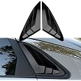 DLOVEG Rear Side Window Louvers For Kia K5 2021-2025 - Glossy Black Sport Style Vent Covers