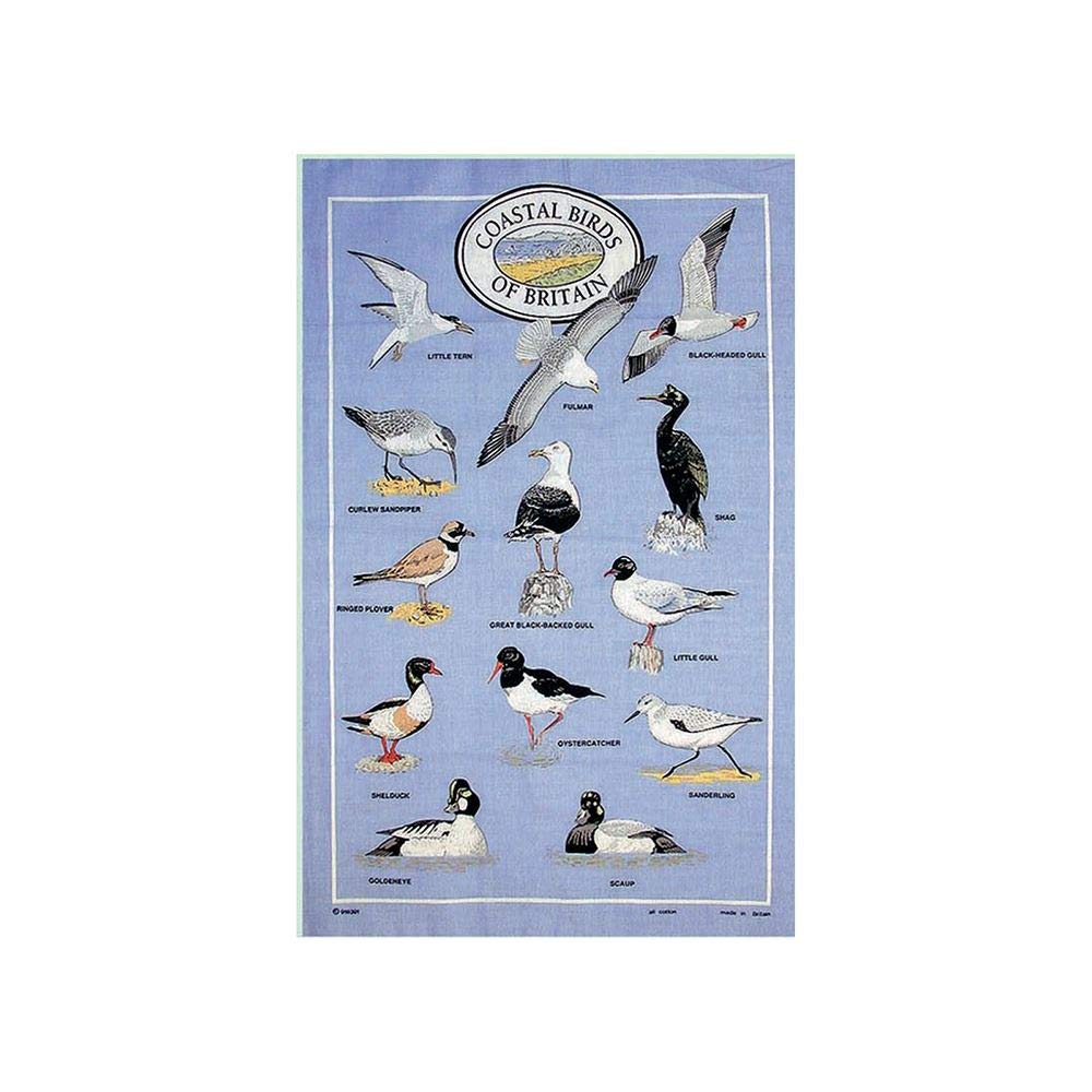 Stow Green Coastal Birds of Britain Tea Towel
