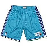Charlotte Hornets Road 1999-00 Men's Teal Swingman Shorts (3X)