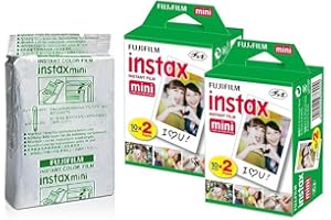 Fujifilm Instax Mini Instant Film, 10 Sheets×5 Pack(Total 50 Shoots) [Bulk Packaging]
