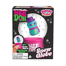 Schylling NeeDoh Squishmas Squish N' Snow Globes