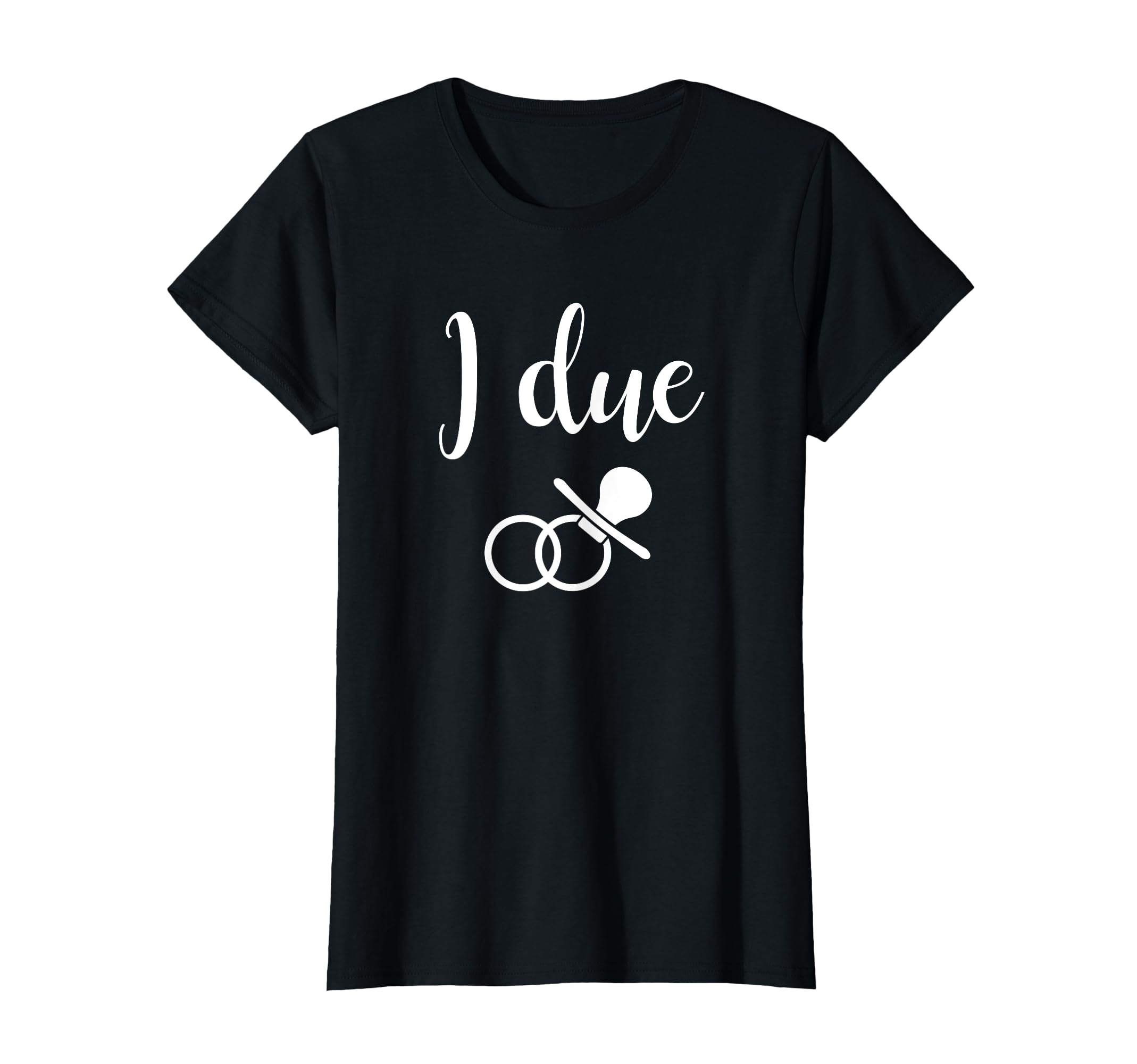 Photo 1 of Pregnant Wedding Engaged | Bride to Be with Baby Bump T-Shirt