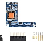 Power Over Ethernet PoE/PoE+ HAT for Raspberry Pi 5 / CM 5, IEEE 802.3af/at Network Standard, 5V 5A Output, Isolated SMPS, Compatible with Raspberry Pi 5 Official Case and Active Cooler