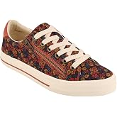 Taos Z Soul Women&rsquo;s Sneaker - Stylish Platform Sneaker with Removable Footbed, Arch Support, Premium Cushioning, Lace-Up Adjustability, and Easy Access Zipper
