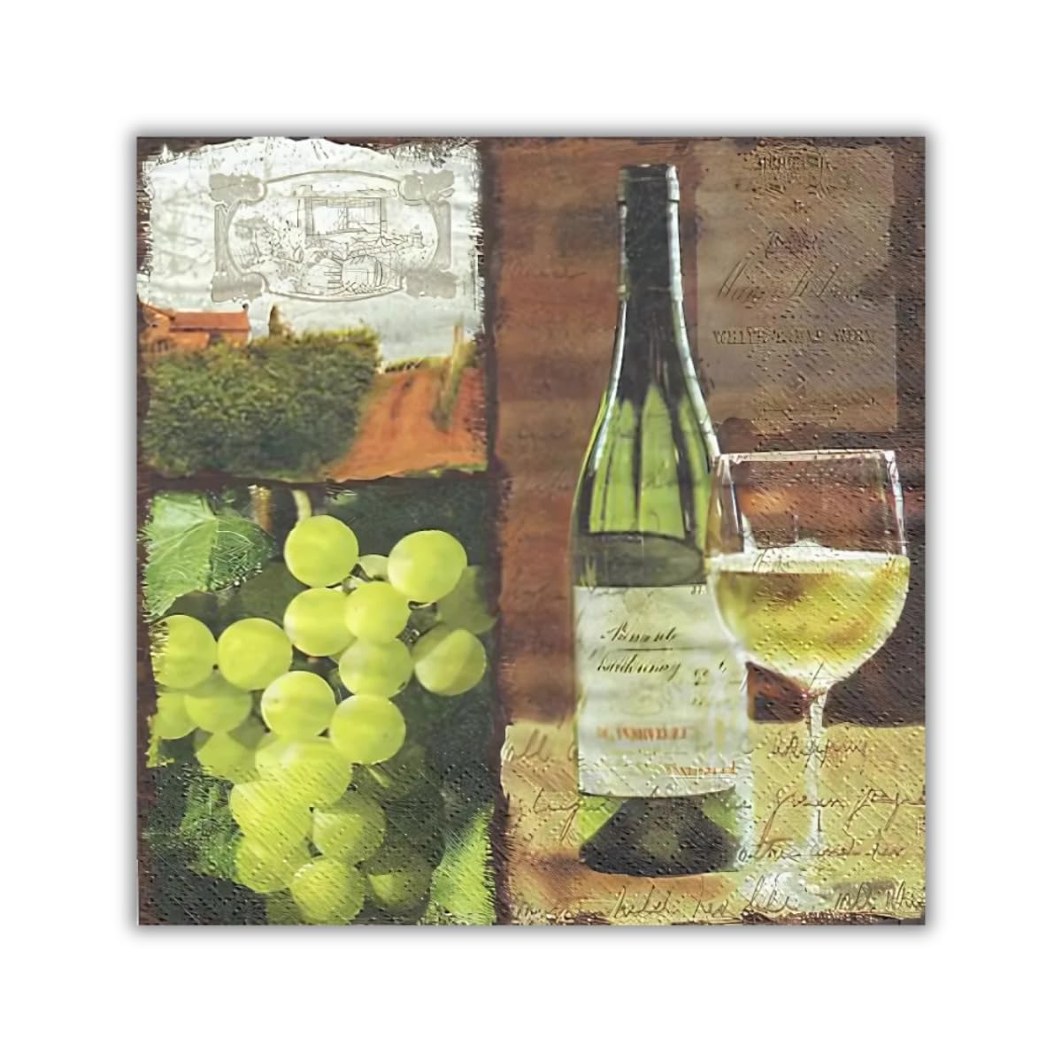 Creative Party PJ310515 Winter Forest Scene 3-Ply Lunch Paper Napkins-20 Pcs