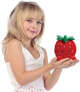 Aurora Palm Pals Juicy Strawberry 5in Soft Toy Red Green Plush view 6