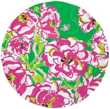 Lilly Pulitzer Melamine Plates (Set of 4) - Lucky Charms Green