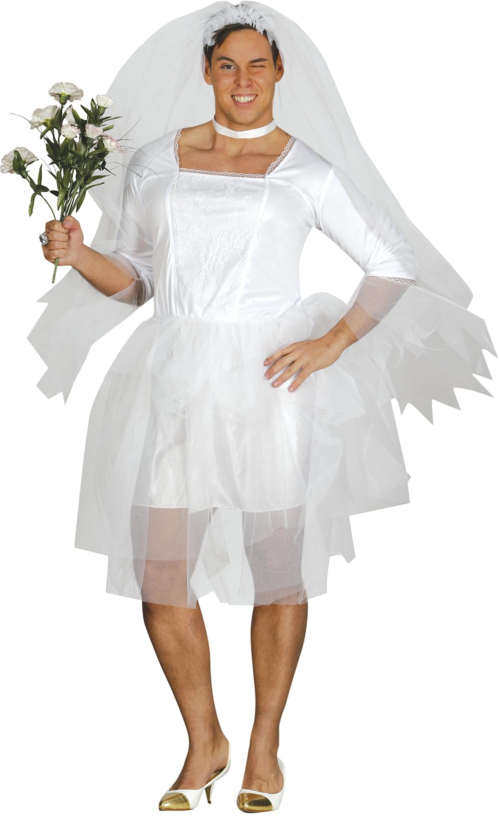 Guirca 84395 Adult Costume, White, L