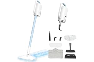 ACHTFACH Rotated Steam Mop Cleaner 23FT Power Cable, Detachable Steam Cleaner