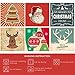 Unomor Christmas Throw Pillow Covers 18 x 18 Inches Couches Pillow Case Zippered Square Pillow Case Christmas Party Supply