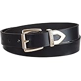 Levi's womens Slim Casual Western Style Leather Jean Belt With Metal Tip – Regular & Plus Sizes