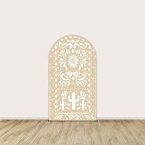 Amazon.com : Cielito Lindo Fabric Arch Backdrop Cover Papel Picado ...