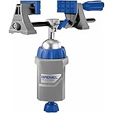 Dremel 2500-01 Rotary Tool Multi-Vise, 3-in-1 Attachment with 360 Degree Stationary Vise, Stand-Alone Clamp, and Tool Holder,