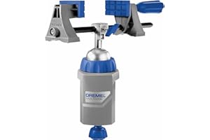 Dremel 2500-01 Rotary Tool Multi-Vise, 3-in-1 Attachment with 360 Degree Stationary Vise, Stand-Alone Clamp, and Tool Holder,