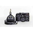X-Pro2 X-Pro3 Case, BolinUS Handmade Genuine Real Leather Half Camera Case Bag Cover for Fuji X-Pro 2 Fujifilm X-Pro2 X-Pro3 XPro3 Bottom Opening Version + Neck Strap + Mini Storage Bag - Black