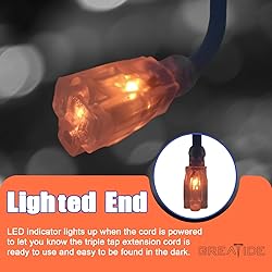 GREATIDE Outdoor Extension Cord with Lighted