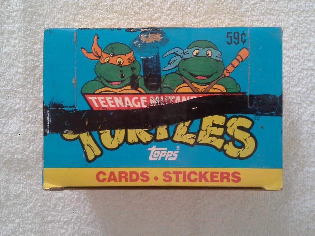 1990 Teenage Mutant Ninja Turtles Trading Cards Wax Box 24 Count