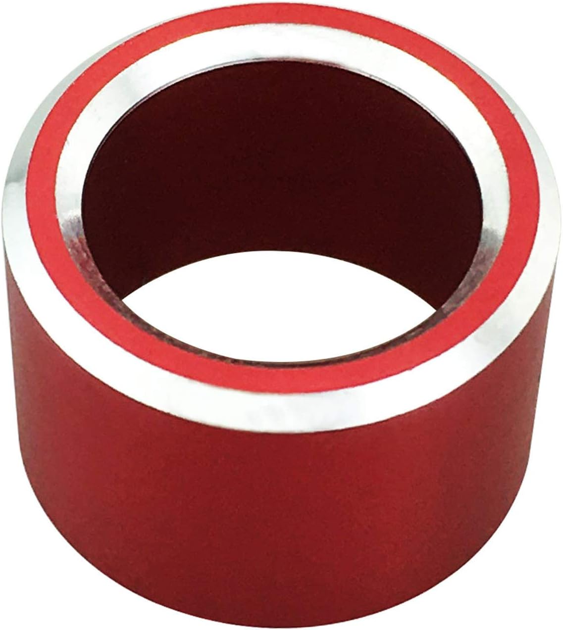 Abfer Rearview Mirror Switch Button Cover Ring Aluminum Alloy Decoration Knob Ring Red for Impreza, Subaru WRX, Forester, STI, Outback