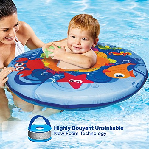 SwimSchool SelfInflating HighTech Safety Foam, Fabric Baby Boat Pool