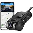 JIMIIOT JC400P Dashcam Live Video 4G, Front and Inside Cameras 1080P, Built-in GPS Tracking Remotely Monitor, Night Version