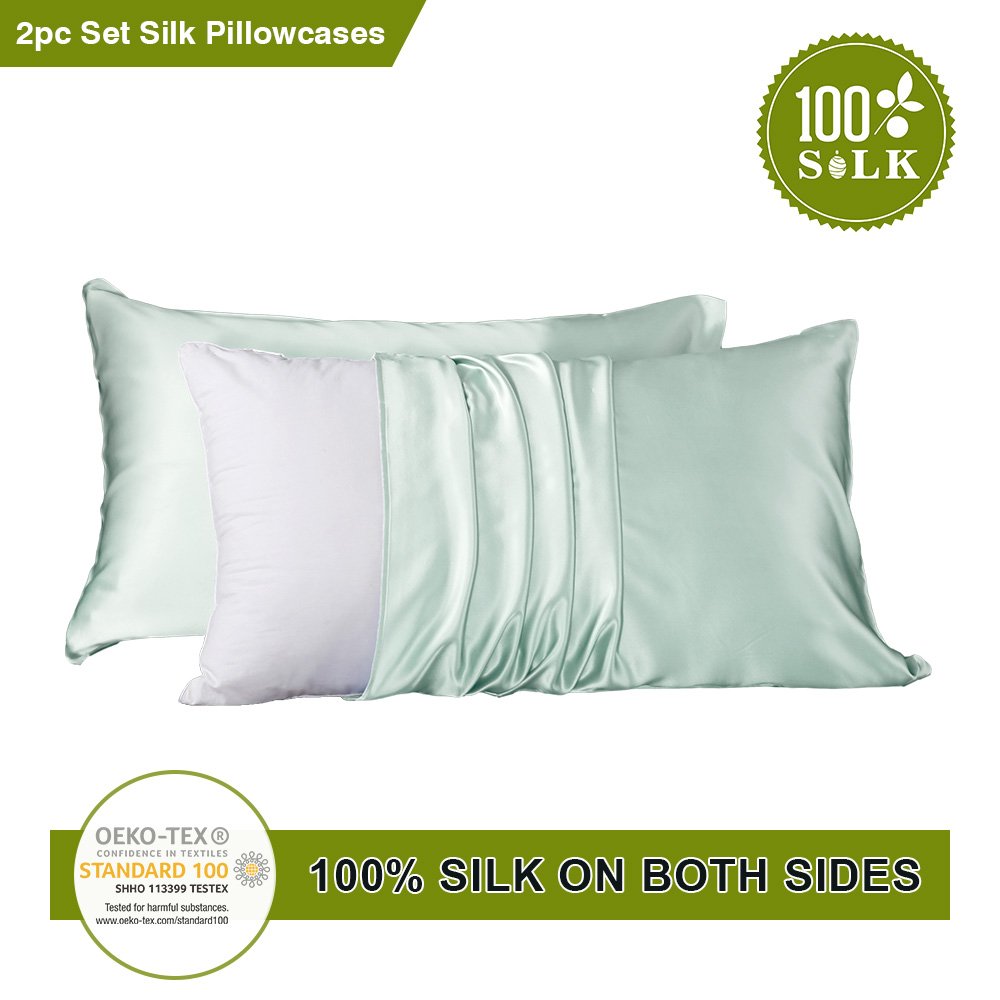 Lilysilk 2pc Silk Pillowcase Set Standard Luxury Both Sides Real