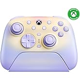 8Bitdo Ultimate 3 Wireless Controller for Xbox Series X|S&amp;PC,Lavender Dusk | Officially Licensed, 2.4G Wireless via Dock, Force Ring TMR Joysticks, 2 Trigger Stops, Wireless Charging Dock, 1000Hz
