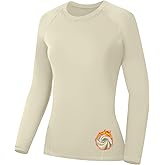 Runhit Thermal Shirts for Women Long Sleeve Compression Tops Fleece Lined Athletic Workout Soft Base Layer Cold Weather