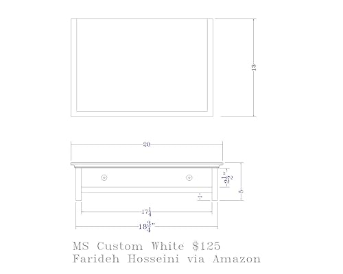 Amazon Com Custom Size Wood Monitor Stand With Drawer And Cubby