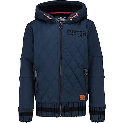 Vingino Orii Jungen Jacke mit Teddyfellfutter Dark Blue