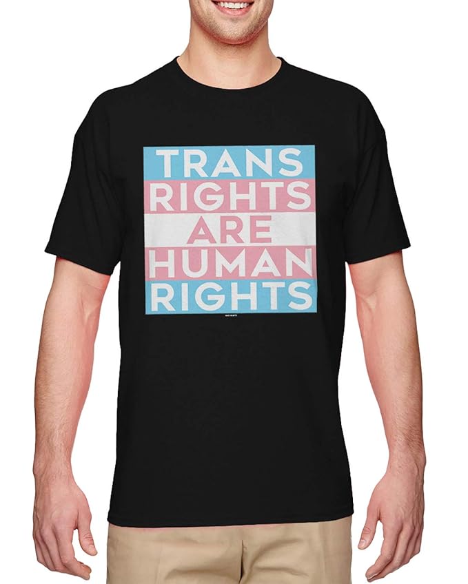 Trans Rights are Human Rights LGBTQ Men's TShirt Trans Rights are Human Rights LGBTQ Men's TShirt
