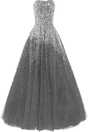 evening gowns with rhinestones