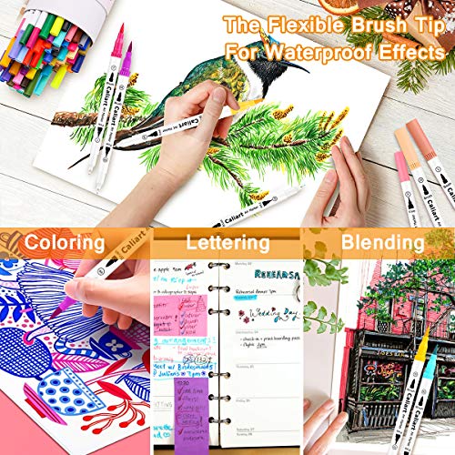 brush pen coloring book