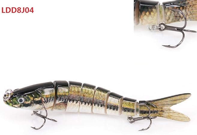 Amazon Co Jp 爆釣ミノー ハードルアー ジョイントミノー 極上の動き 13cm 25g リップレス シンキングミノー 魚の餌 魚釣り 定番カラー 絶大な威力を発揮 ペンシルベイト魚の餌 魚釣り 定番カラー 04 スポーツ アウトドア