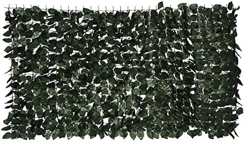 6' Flexible Faux Ivy Privacy Fence Screen 72" x 40" Artificial Leaf Hedge Fencing Outdoor Decor (72x40)