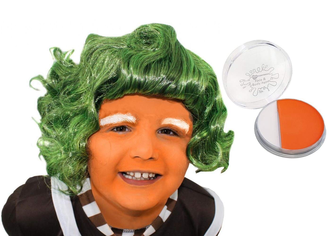 Buy CHILDS ILOVEFANCYDRESS® CHOCOLATE FACTORY WORKER WIG FANCY DRESS