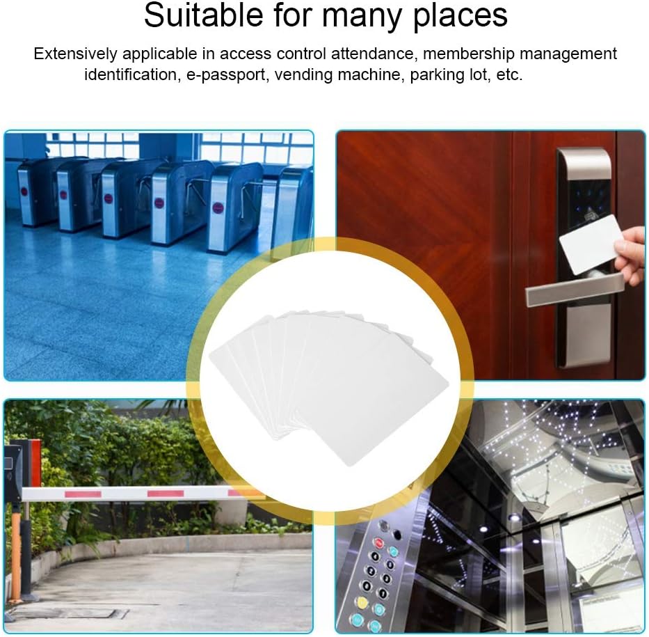 Premium White Blank Plastic PVC Cards, 100pcs/Set Contactless 125kHz Smart RFID Proximity ID Card Read-only Access Card EM4100 - Image 5